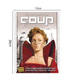 Coup The Fast Fun Bluffing Party Game for 2-6 Players Perfect For Family Night
